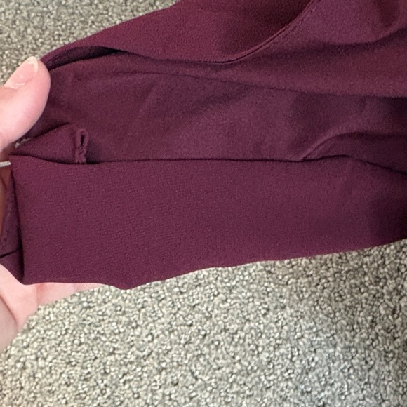 David’s Bridal multi way bridal dress color wine - Picture 4 of 5